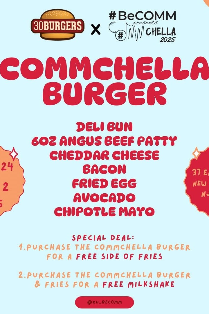COMMchella Burger Collaboration